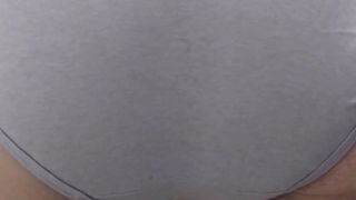 Turd in grey panties