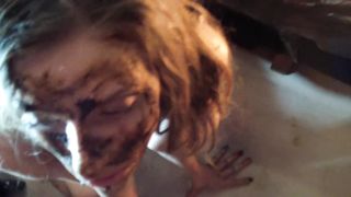 Russian teen destroyed in scat sex