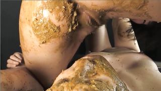 Lesbian girls masturbating in unique way