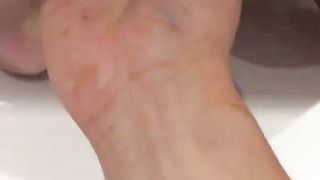 Tomatos in wife's butthole