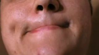 Vintage woman pooping