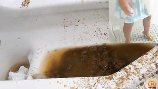 Three Japanese girls that have diarheea