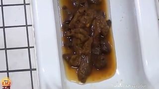 She won't clean that mess