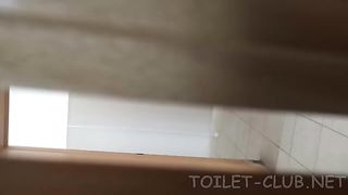 Spying on girls pooping