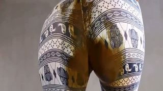 She just filled her yoga pants