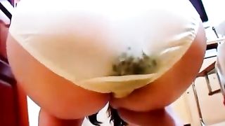 She likes to poop when horny