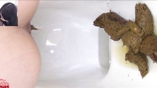 Incredible pile of poop from sexy ass