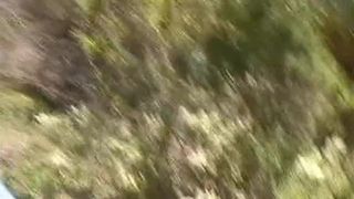 Two college girls pooping outdoor