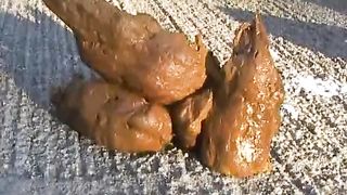 Two college girls pooping outdoor