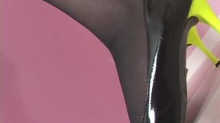 Rich Japanese feeding her male slave