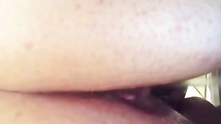 Fat babe pooping in doggystyle position