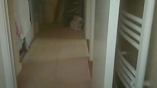 Diarheea accident in white panties