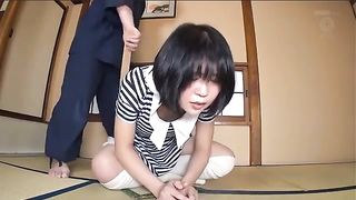 College Japanese girls poop in their panties