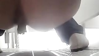 Spying on girls that poop