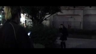 Horny Japanese teen feeding her slave