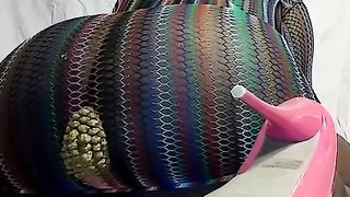 Hot panty poop with ebony babe