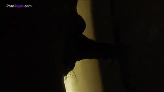 Hot babe pooping naked