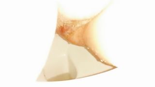 Wife on period peeing in toilet