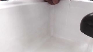 Sink tinkle and penus shower