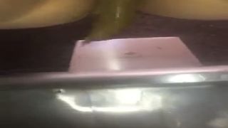 Shaved babe has serious diarheea