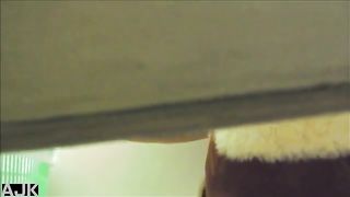 Toilet girl farting and shitting