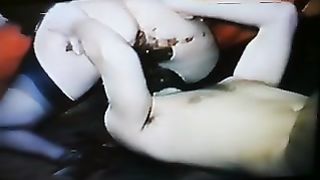 Feeding her boyfriend with shit