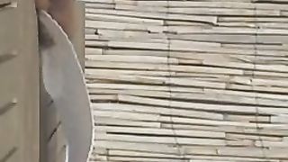 BBW babe shitting on floor