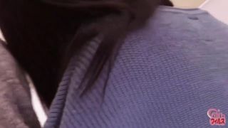 Sweet Japanese shitting in pink panties