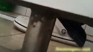 Shitting in close up