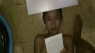 Big pile of shit on her pretty face