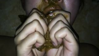 Big pile of shit on her pretty face