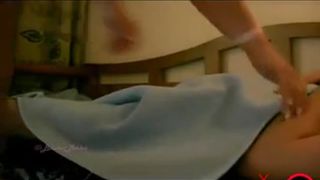 Blonde babe shitting while riding dick