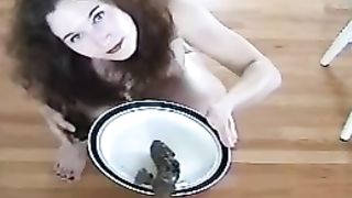 Compilation of same hot milf shitting