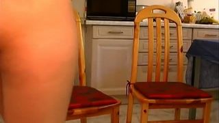 Beautiful brunette shitting on her boyfriend