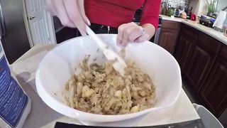 Mashed bananas and poop