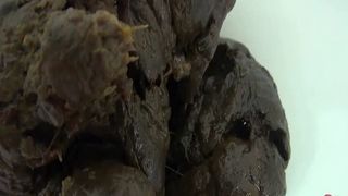 Intense turd from a tight ass
