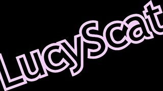 Brunette girl shitting