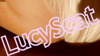 She shits in white panties