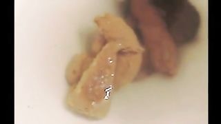 Girl on period shitting