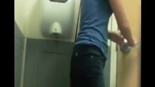 Spying on his step sister pooping