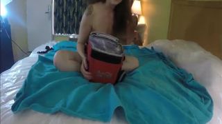 Rent a hotel room to masturbate with poop