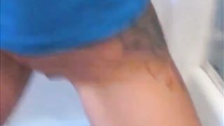 Wife enjoys pooping naked