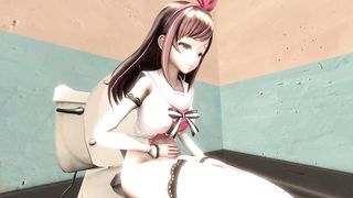 Animated Poop Porn - Cartoon girl pooping