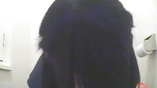 Hot teen pushing big turd out