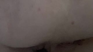 Spreading butt cheeks wide opened