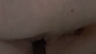 Spreading butt cheeks wide opened