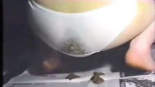 real mess in white panties