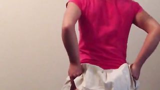 Girl desperate to poop in her panties