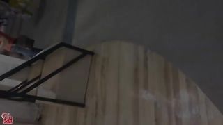 Two girls pooping by turn