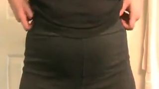 Hot brunette shits in toilet